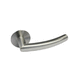 door handle / stainless steel / contemporary / satin finish