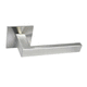 door handle / stainless steel / contemporary / satin finish
