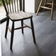 HDF laminate flooring / glued / wood look / home