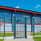 galvanised steel garden gate