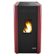 pellet heating stove / 4 kW / 5 kW...10 kW / free-standing