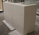 natural stone reception desk