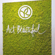 indoor green wall / with modular structure / acoustic