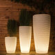 polyethylene plant pot / round / illuminated