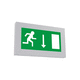 orientation signage plate / wall-mounted / hanging / steel