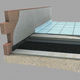 sound insulation / polyurethane / roll / for flooring