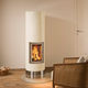 wood heating stove / contemporary / ceramic
