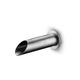 stainless steel washbasin spout / wall-mounted