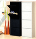 contemporary shoe cabinet / free-standing / sheet steel / home