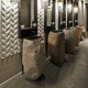 free-standing washbasin / stone / organic / without hole