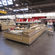 counter refrigerated display case / for shop / with light
