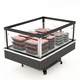 island refrigerated display case / for shop / with light