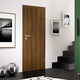 interior door / wooden / swing / without glazing