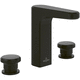 washbasin mixer tap / deck mounted / chromed metal / bathroom