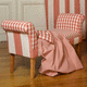 upholstery fabric / for curtain / striped / cotton