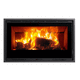 wood-burning fireplace / built-in / wall / Single-sided