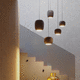 hanging light fixture / LED / home / aluminum