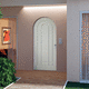arched door / entry / wooden / aluminum