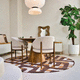 contemporary rug / patterned / polyester / PES