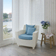 contemporary armchair / polyethylene / garden / outdoor