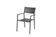 contemporary chair / outdoor / aluminum / stackable