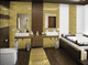 indoor mosaic tile / bathroom / floor / wall