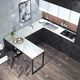 laminate countertop / kitchen / square edge / heat-resistant