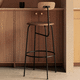 contemporary bar chair / indoor / fabric / plywood