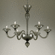 classic chandelier / blown glass / Venetian glass / LED