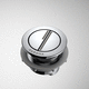 double toilet flush button