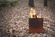 wood-burning fire pit / COR-TEN® steel