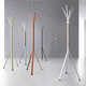floor coat rack / contemporary / steel / commercial