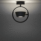 contemporary ceiling light / round / steel / PP