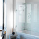 folding bath screen / frameless