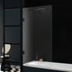 fixed bath screen / frameless