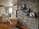 stone wall cladding / interior / stone look