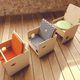 contemporary chair / indoor / wooden / child's