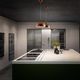 pendant lamp / metal / ceramic / contemporary