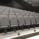 contemporary auditorium seat / indoor / in fire-retardant fabric / painted metal base