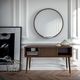contemporary sideboard table / wooden / rectangular / with storage compartment