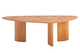 contemporary table / wooden / solid wood / triangular