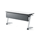 contemporary work table / melamine / polypropylene / steel base
