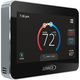 electronic thermostat / programmable / for ventilation system / wall-mounted