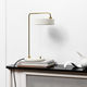 table lamp / brass / glass / contemporary