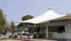 cable-and-membrane tensile structure / roof / with PVC membrane / for public space