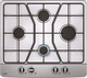 gas cooktop / 4 burner / built-in / with knobs
