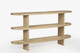 contemporary sideboard table / oak / oval / home