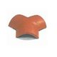 edge roof tile / three-way / clay