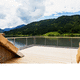 construction wood panel / for roof terraces / for exterior fittings / larch