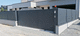 sliding gate / right / aluminum / panel